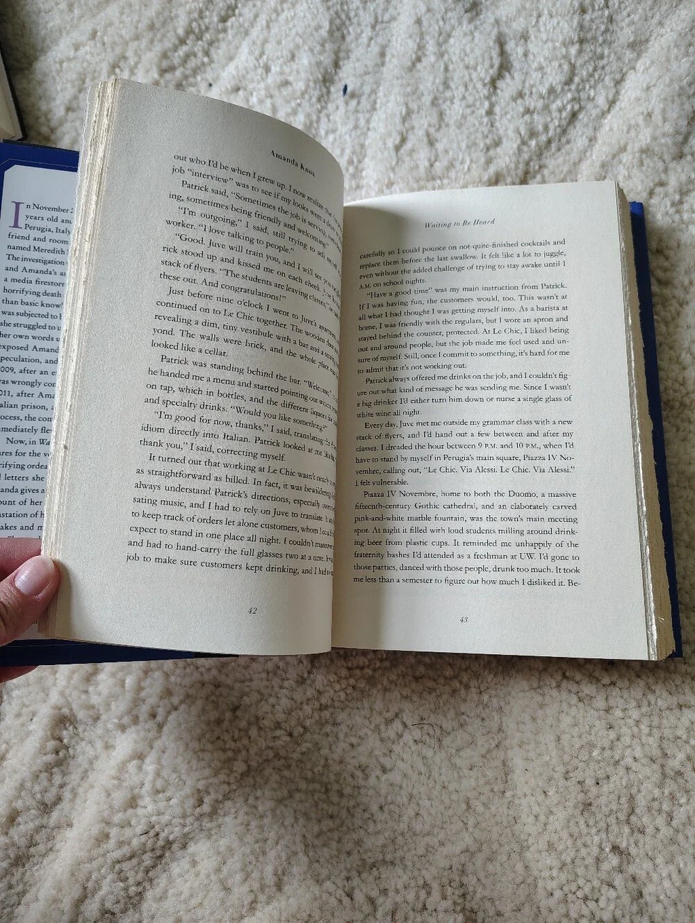 *Like New* Amanda Knox Memoir: Waiting to Be Heard